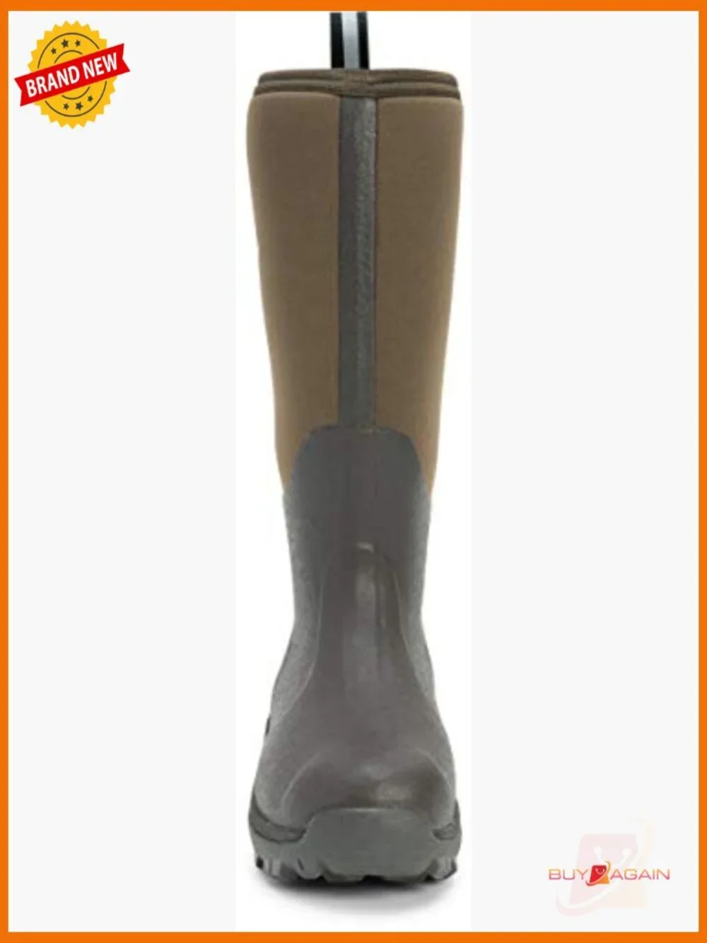 Men's Wetland Calf-High Neoprene Boots Waterproof Pull-On Work Boots